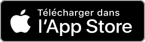 Bouton pour télécharger l'application cliente ios